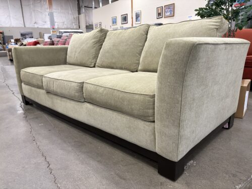 Mossy Green 3 Seat Modern Sofa