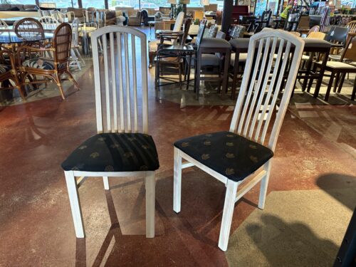 A. SIBAU Made in Italy Birch Dining Chairs (Set of 2)