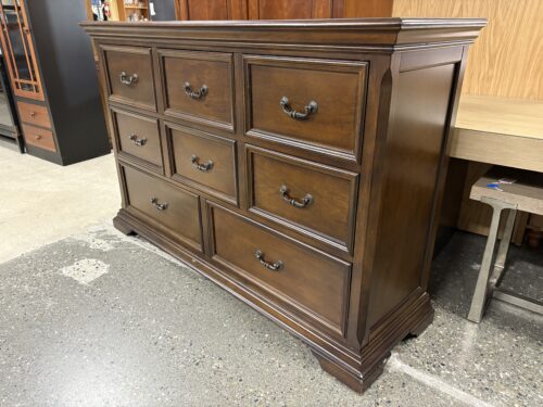 NEW CLASSICS Brown Traditional 8-Drawer Low Dresser