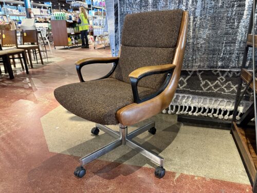 LA-Z-BOY Vintage Mid-Century Modern Rolling Office Chair