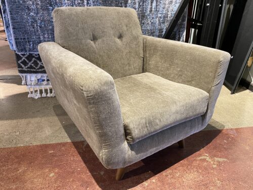 JOYBIRD Mid-Century Modern Hughes Green Armchair