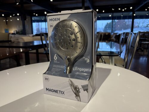 MOEN Magnetix Engage 6-Setting Spot Resist Showerhead in Brushed Nickel