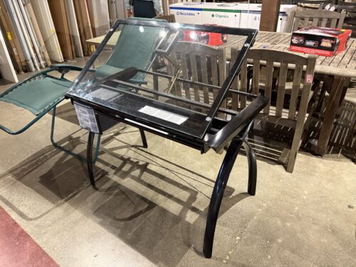 STUDIO DESIGN Futura Craft Station with Black Metal Frame