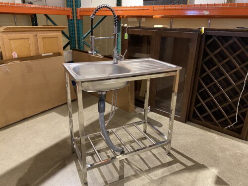 Freestanding Stainless Steel Outdoor Sink