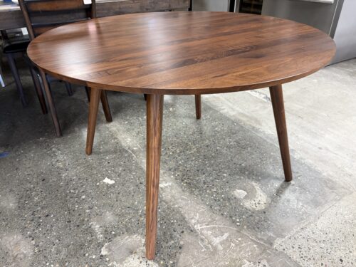 ARTICLE Seno Round Walnut Dining Table