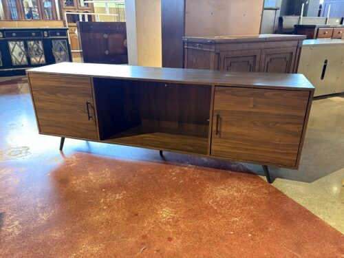 Thea Mid-Century Two-Door TV Stand