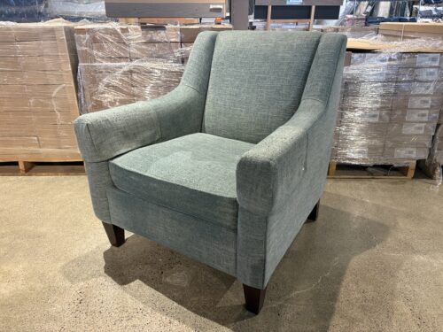 BILTWELL Transitional Blue Wingback Armchair