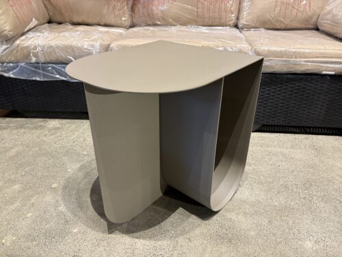 Contemporary Solid Steel Side Table