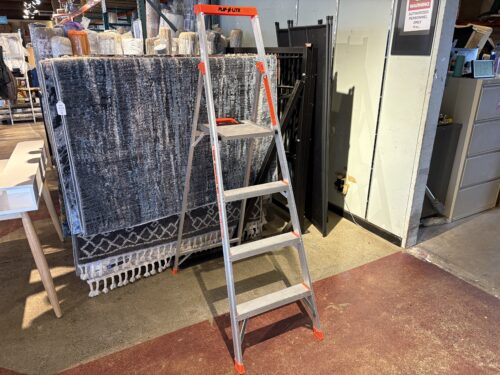 LITTLE GIANT Flip N Lite Aluminum Platform Step Ladder Lightweight and Foldable