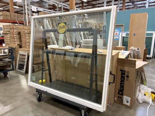 NEW! PELLA 59.5"x71.5" White Vinyl Window