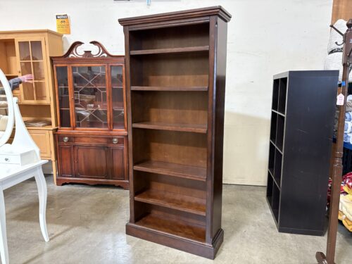ASHLEY FURNITURE Dark Finished Wooden 6 Tier Bookcase