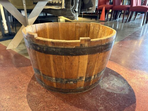 Rustic Wooden Barrel Bucket