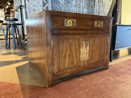 HENREDON  Scene One Campaign Style Cabinet