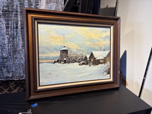 "Snow Fall on Lopez Island" by Mabel L. Pietsch