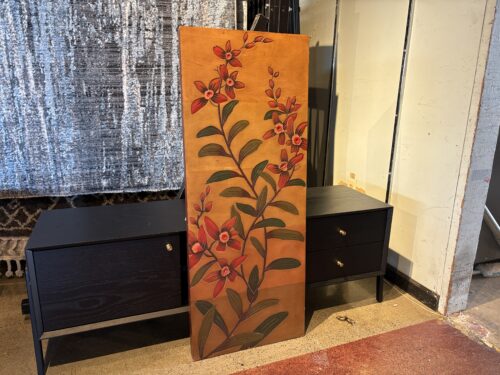 PIER 1 Floral Wooden Wall Panel