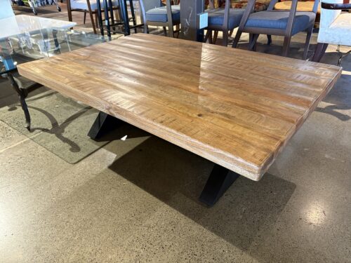 ASHLEY  Wesling Urban Coffee Table with Mango Wood Top