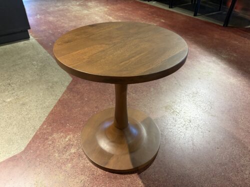 MODWAY Lina Round Mango Wood Side Table