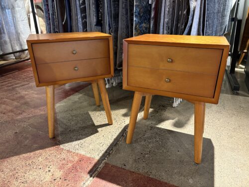 CROSLEY FURNITURE Landon Nightstand with Drawer in Acorn (Set of 2)