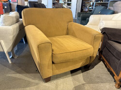 Classic Club Chair in Gold Harvest