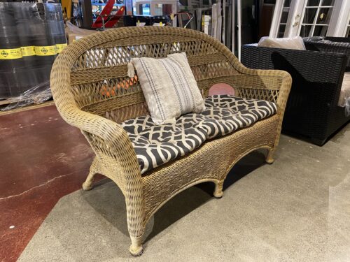 Wicker Sunporch Bench