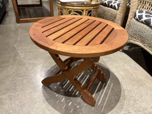 Foldable Teak Side Table
