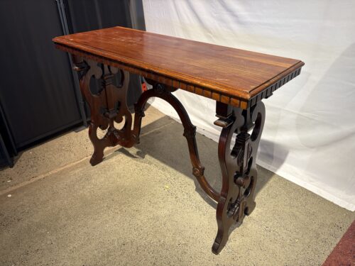 Spanish Carved Trestle Table