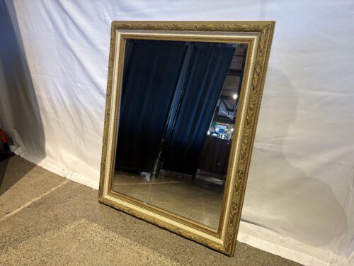 SILVERWOOD  Ornate Carved Golden Wall Hanging Mirror