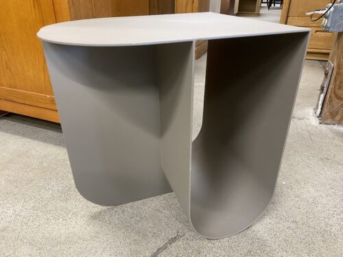 Geometric Modern Metal Side Table