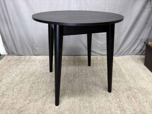 Black Round Modern Bistro Table