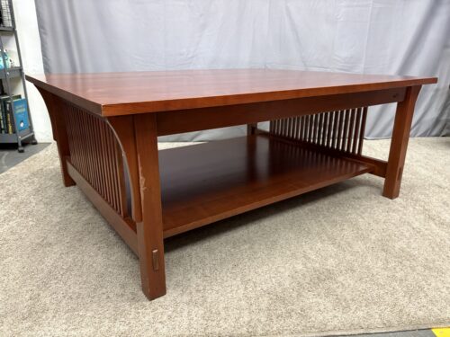 STICKLEY Cherry Finish Mission Style Cocktail Table