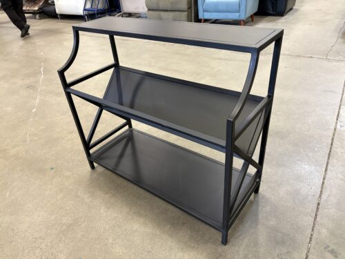 BUTLER SPECIALTY Keats Modern Black Iron Library Bookcase