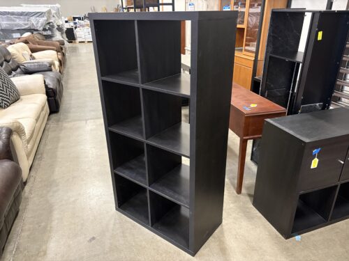 IKEA Kallax Black 8 Cube Organizer Bookcase
