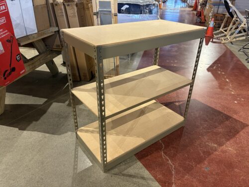 Three Tier Storage Rack with Particleboard Decking