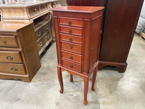 Vintage Provincial Style Jewelry Cabinet