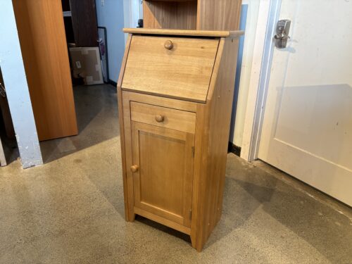 Compact Oak Secretary Desk
