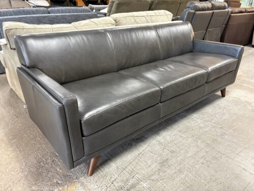 MORONI Dark Grey Modern Track Arm Sofa