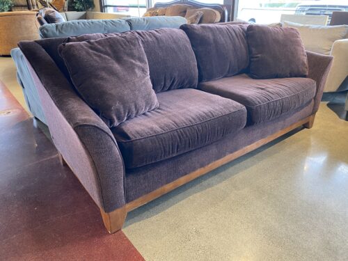 BAUHAUS Grape Wooden Frame 3-Seater Sofa