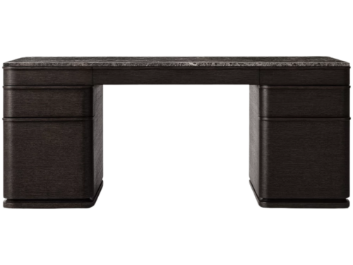 RESTORATION HARDWARE Ligne Black Emperador Desk