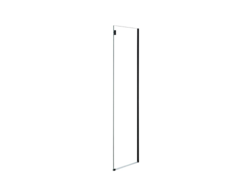 NEW! OVE Costa 36" Tempered Glass Shower Side Panel with Easy Clean Coating and Black Trim