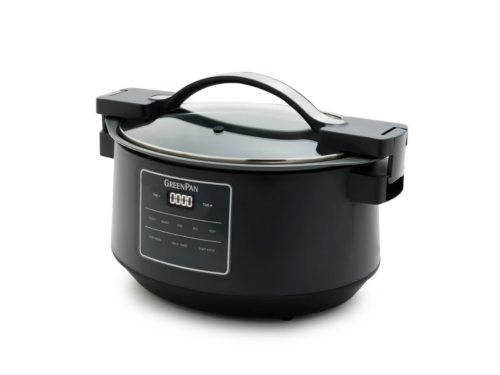 NEW! GREENPAN 8qt Nonstick Ceramic Slow Cooker with Locking Lid