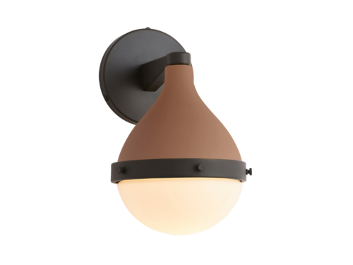 REJUVENATION Endicot 6" Sconce Light in Matte Sedona and Oil Rubbed Bronze