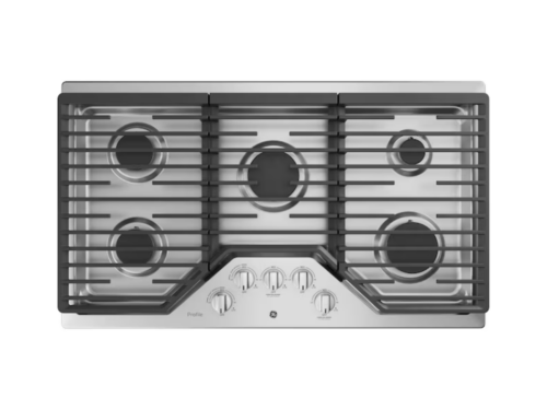 NEW! GE 36" 5 Burner Stainless Steel Gas Cooktop Model #PGP7036SLSS