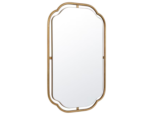 NEW! ALLEN + ROTH 22" Oval Mirror with Antique Gold Finish