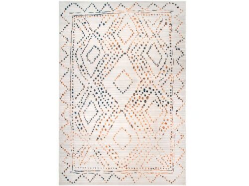 NULOOM Creek Beige Rectangular Indoor Geometric 8'10"X12' Area Rug