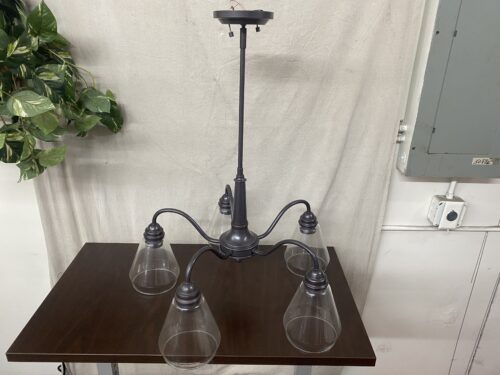 ALTAIR LIGHTING Reversible Arm 5-Light Chandelier