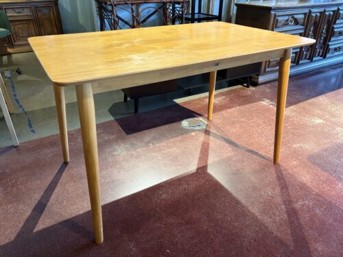 MCM Style Solid Wood Rectangular Dining Table