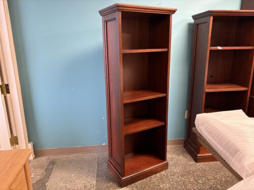 Mahogany Finish 4 Shelf Bookcase