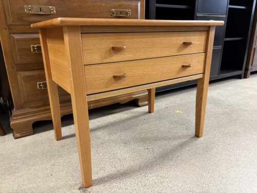 Danish Style 2-Drawer End Table