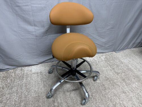 Tan Saddle Office Chair