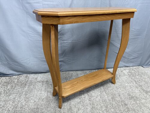 Blonde Traditional 2-Tier Console Table